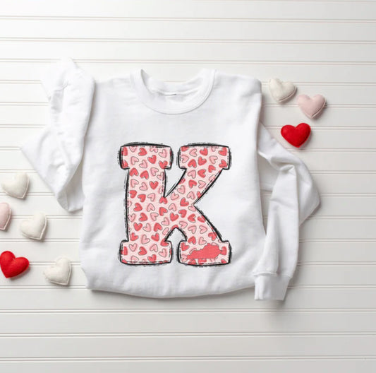 Big K Repeating Hearts