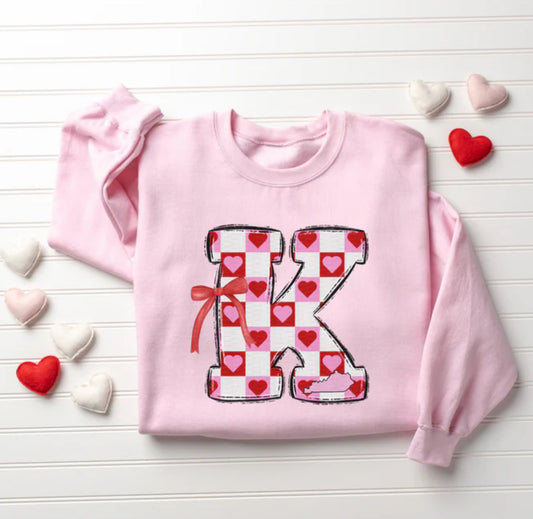 Big K Checkered Heart