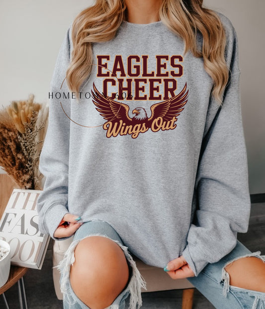 Eagles Cheer Wings Out 1